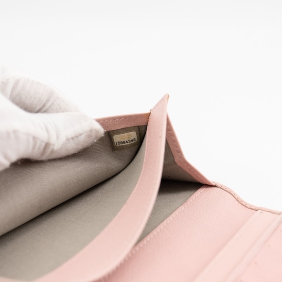 Chanel Butterfly Camellia Bifold Long Wallet Pink - Picture 14 of 14